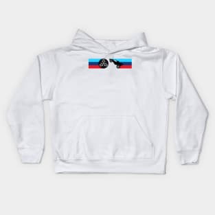 Rocket League 70's Stripes Kids Hoodie